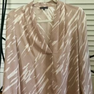 Pink and white shirt by Vince Camuto